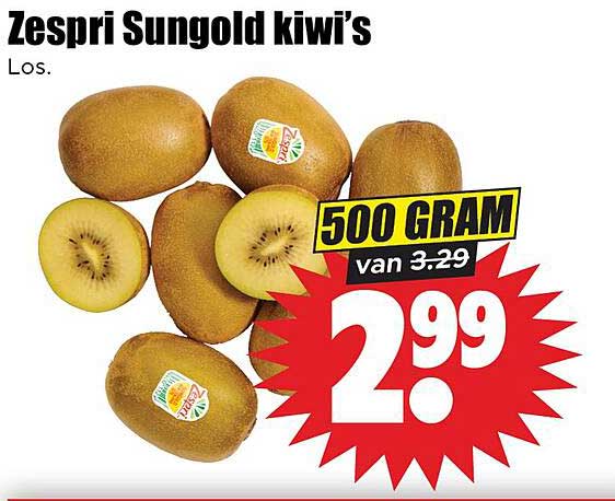 Zespri Sungold kiwi's