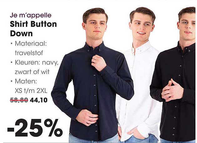 Je m’appelle Shirt Button Down