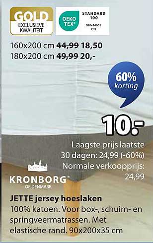 JETTE jersey hoeslaken