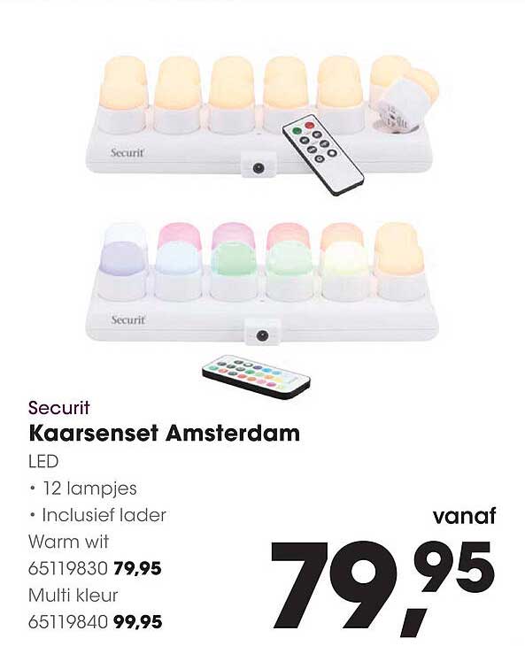 Securit Kaarsenset Amsterdam