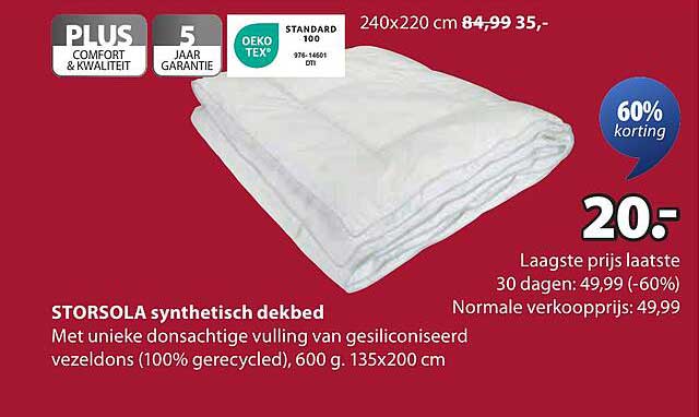 STORSOLA synthetisch dekbed
