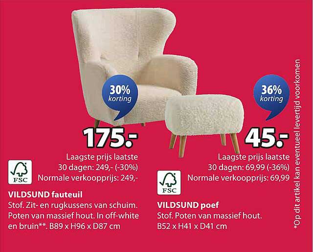 VILDSUND fauteuil