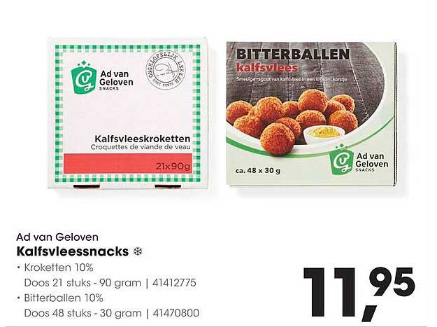 Ad van Geloven Kalfsvleessnacks