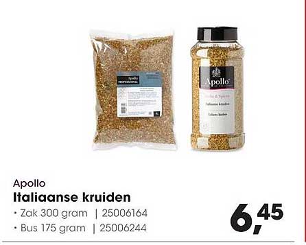 Apollo Italiaanse kruiden