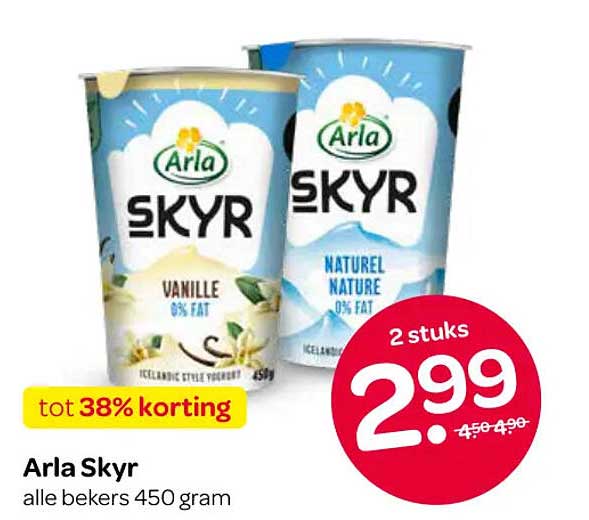 Arla Skyr alle bekers 450 gram