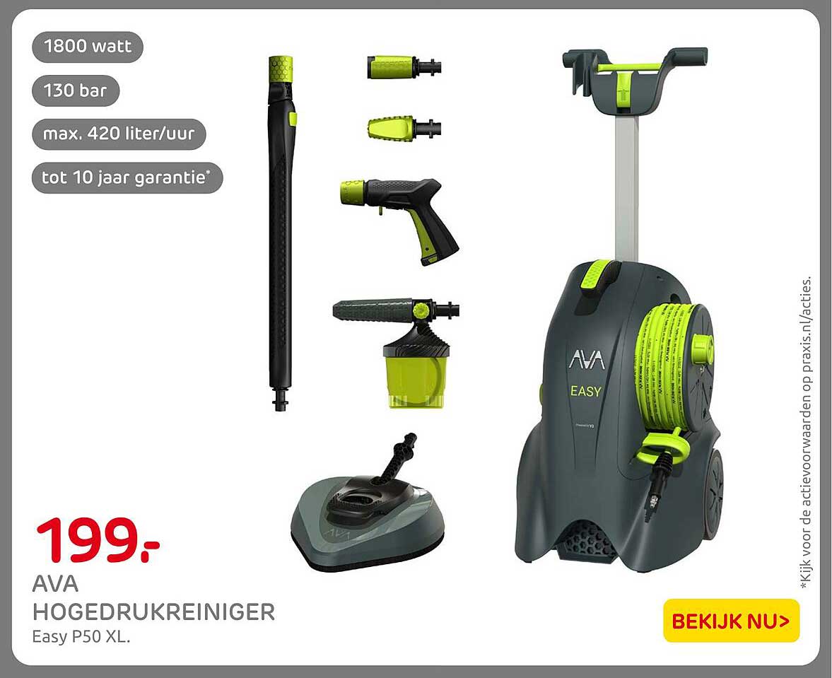 AVA HOGEDRUKREINIGER Easy P50 XL.
