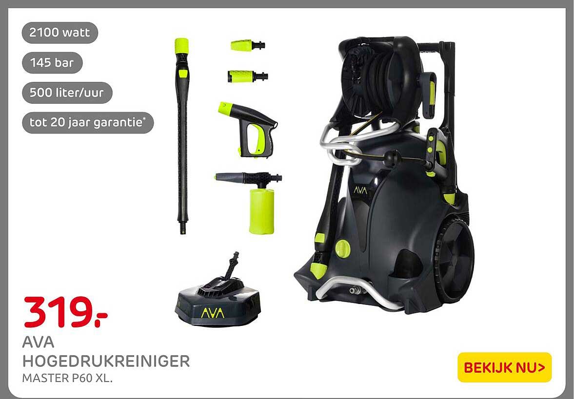 AVA HOGEDRUKREINIGER MASTER P60 XL.