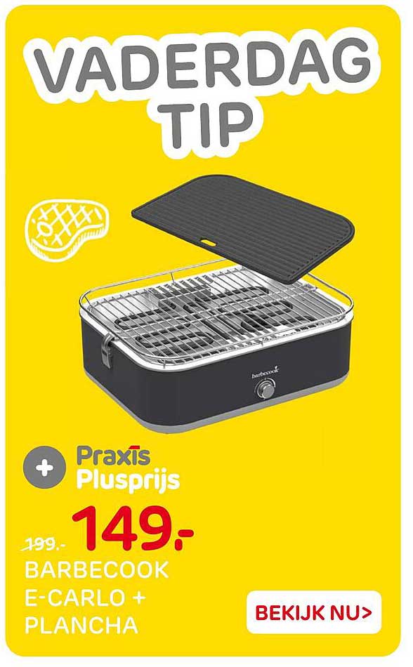 BARBECOOK E-CARLO + PLANCHA