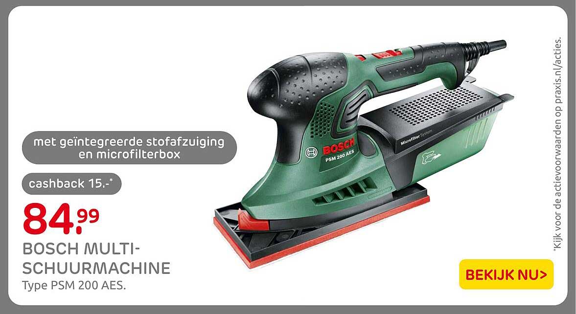 BOSCH MULTI-SCHUURMACHINE Type PSM 200 AES.