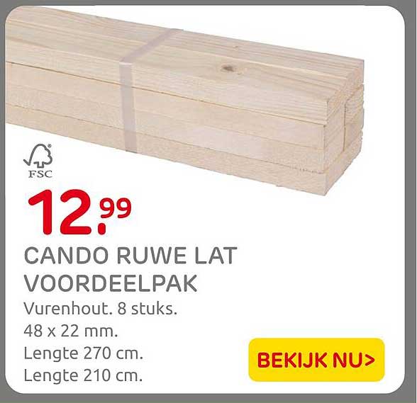 CANDO RUWE LAT VOORDEELPAK