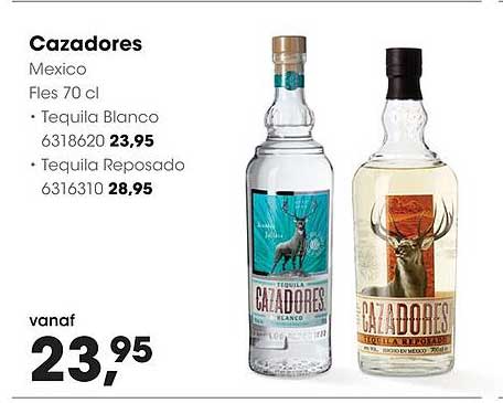Cazadores Mexico Fles 70 cl