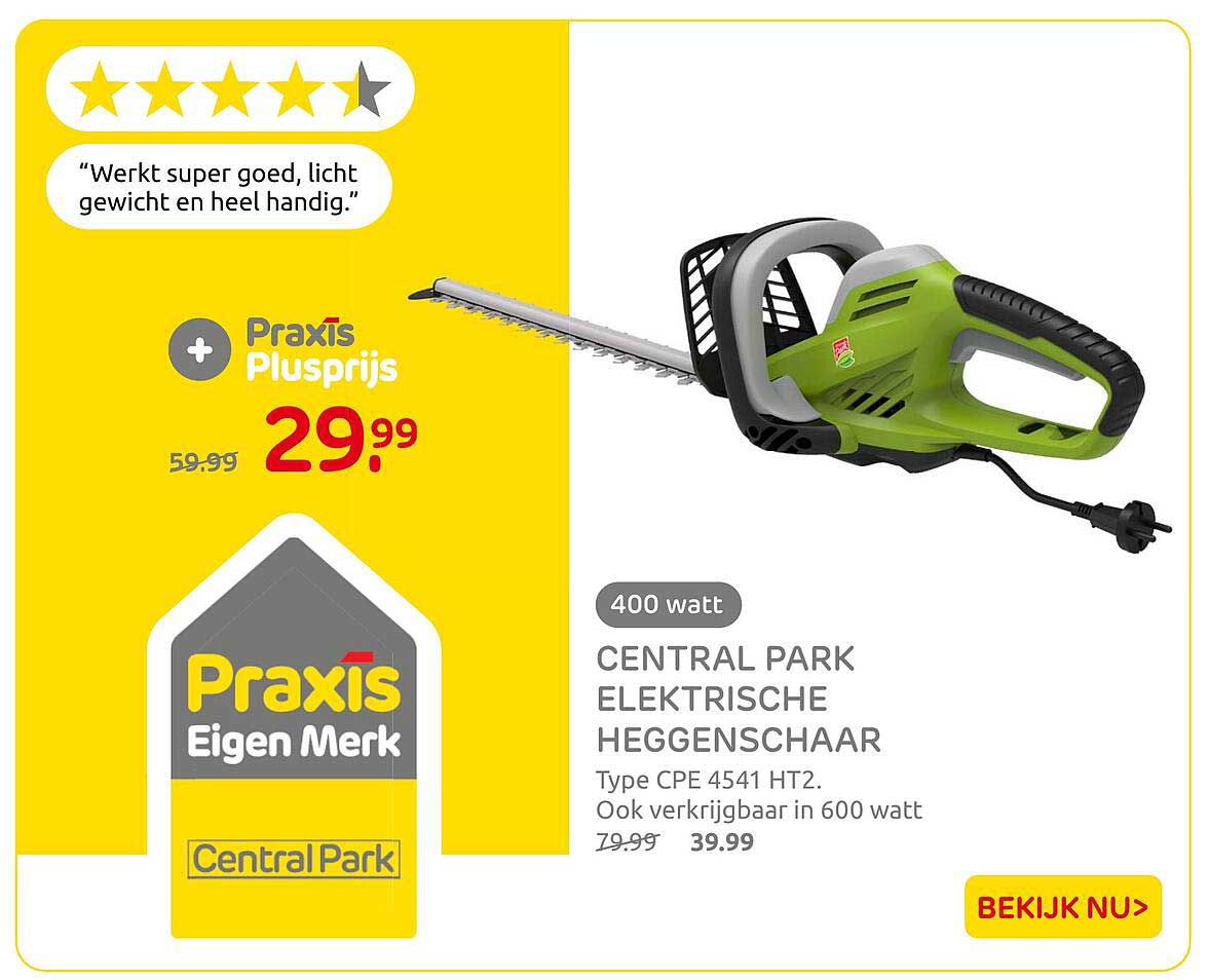 Central Park elektrische heggenschaar