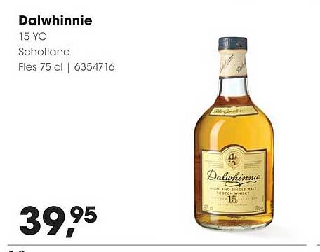 Dalwhinnie 15 YO Schotland Fles 75 cl