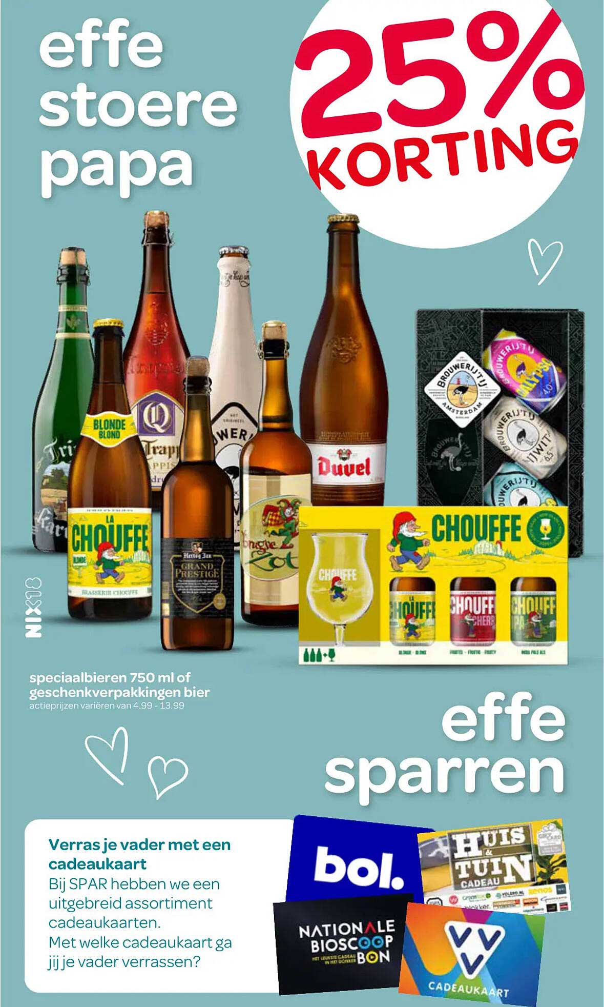 effe stoere papa 25% KORTING