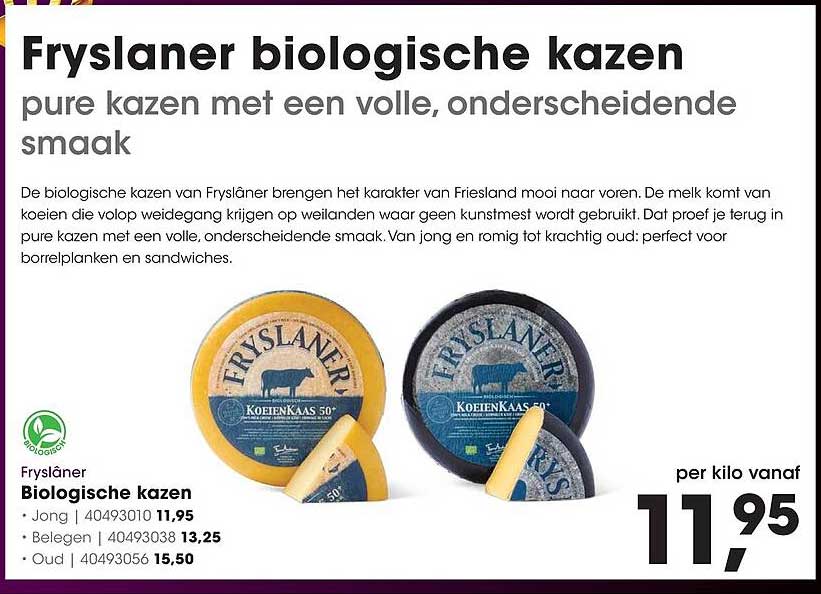 Fryslaner biologische kazen