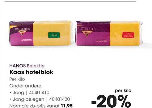 HANOS Selekta Kaas hotelblok