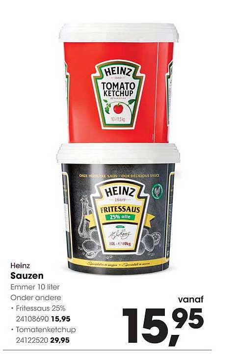 Heinz Sauzen Emmer 10 liter