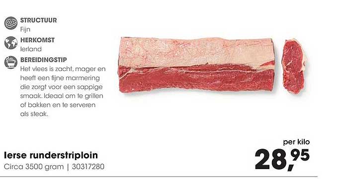 Ierse runderstriploin