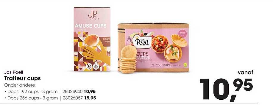 Jos Poell Traiteur cups