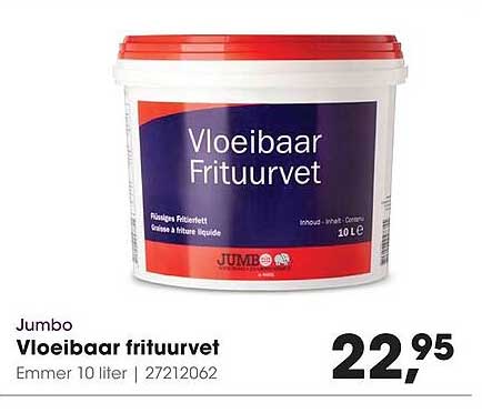 Jumbo Vloeibaar frituurvet