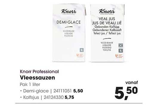 Knorr Professional Vleessauzen