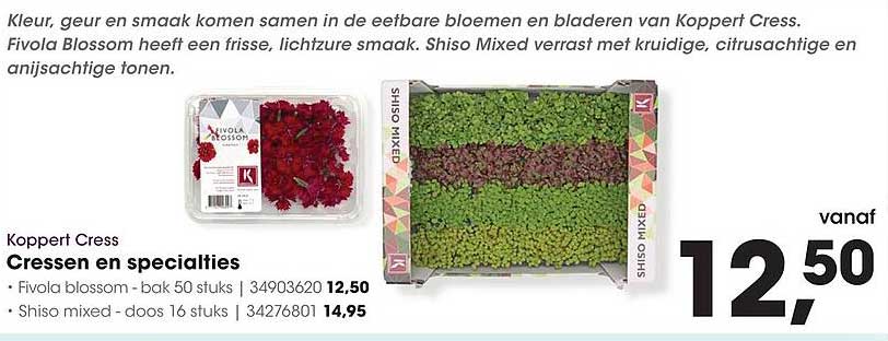 Koppert Cress Cressen en specialities