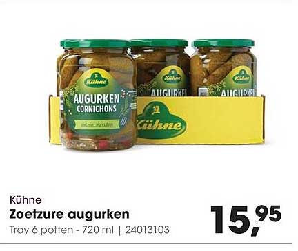 Kühne Zoetzure augurken