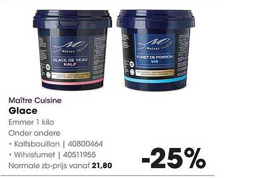 Maître Cuisine Glace Emmer 1 kilo