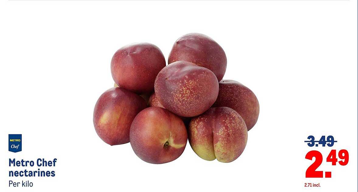 Metro Chef nectarines