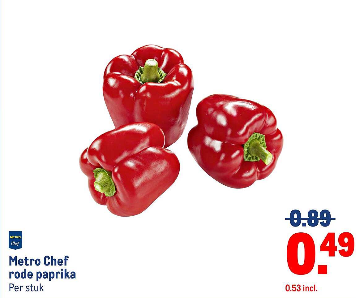 Metro Chef rode paprika