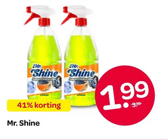 Mr. Shine 41% korting