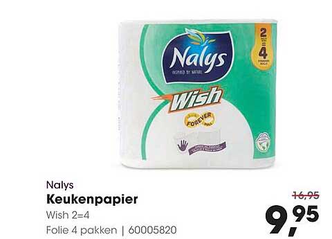 Nalys Keukenpapier Wish 2=4