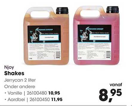 Njoy Shakes Jerrycan 2 liter