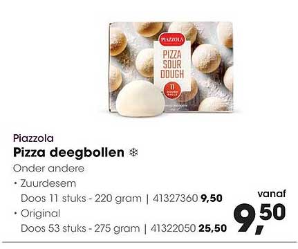 Pizza deegballen
