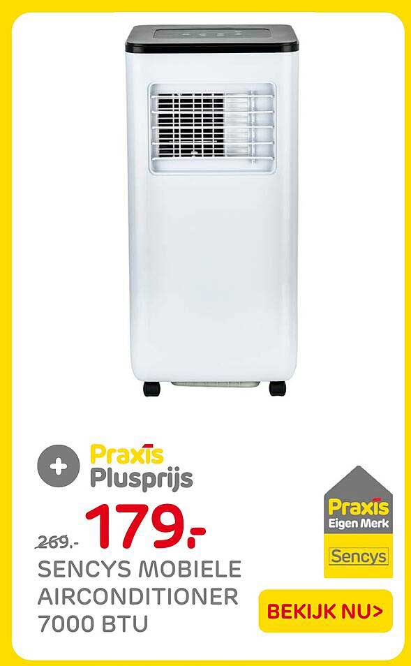 SENCYS MOBIELE AIRCONDITIONER 7000 BTU