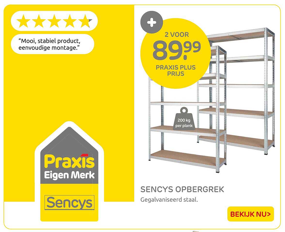 Sencys opbergrek