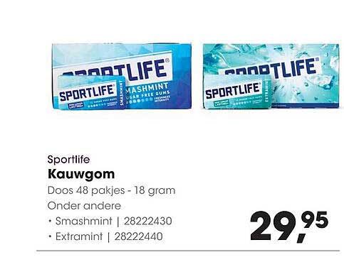 Sportlife Kauwgom