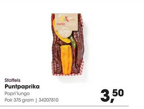 Stoffels Puntpaprika Papri'lunga