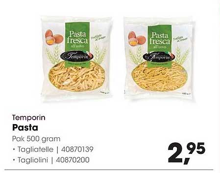 Temporin Pasta