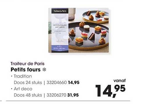 Traiteur de Paris Petits fours