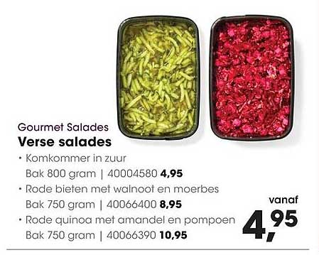 Verse salades