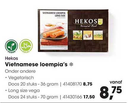 Vietnamese loempia's