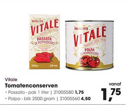 Vitale Tomatenconserven