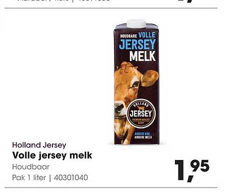 Volle jersey melk