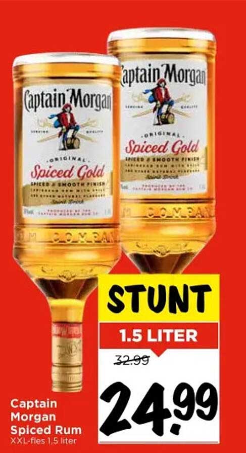 Captain Morgan Spiced Rum 1.5 liter