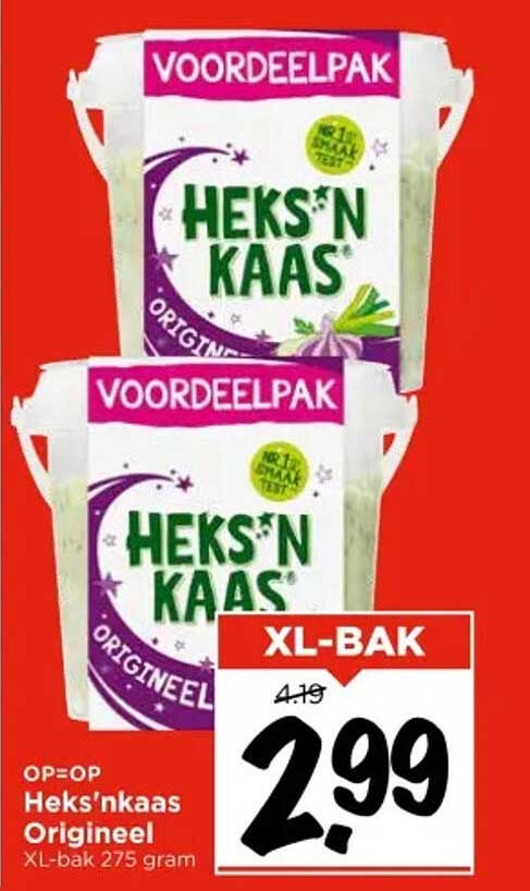 Heks'nkaas Origineel XL-bak 275 gram