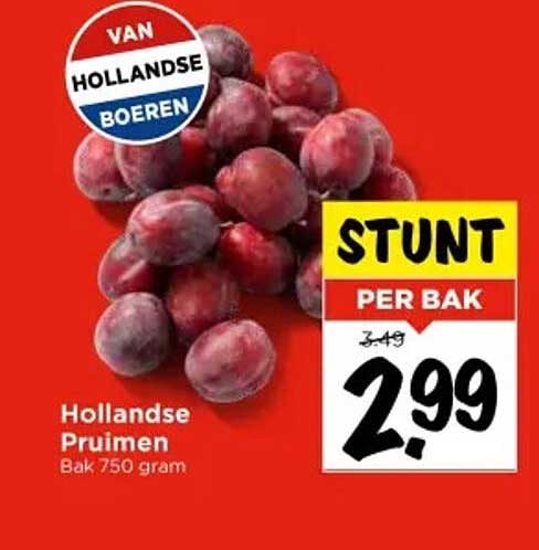 Hollandse Pruimen Bak 750 gram