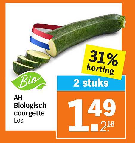 AH Biologisch courgette Los
