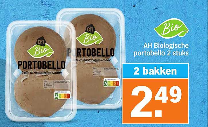 AH Biologische portobello 2 stuks
