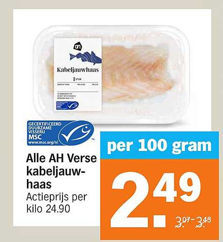 Alle AH Verse kabeljauwhaas
